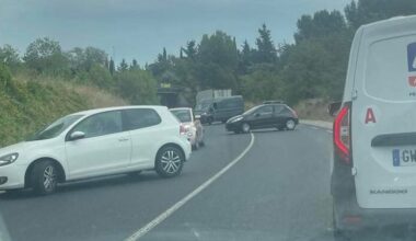 accident non loin du rond point de Paulette ce mardi