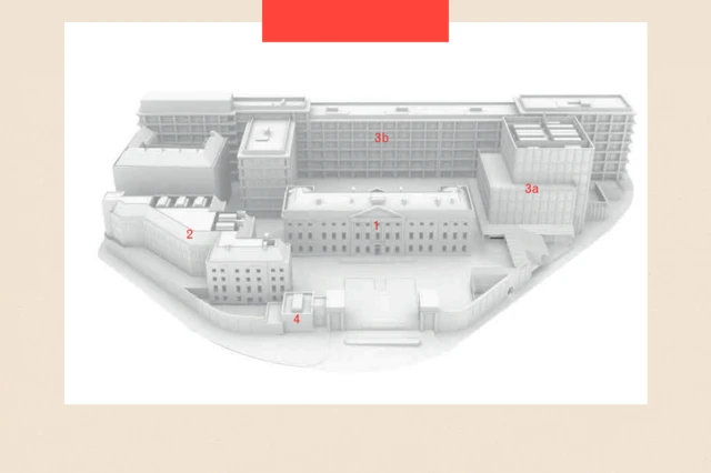 Plans architecturaux du site proposé pour le Royal Mint Court