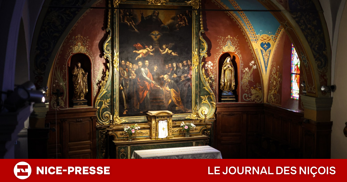 "Ce qui surprend toujours, c’est son entrée… par le toit !" pourquoi près de Nice cette église pas comme les autres vaut vraiment le détour