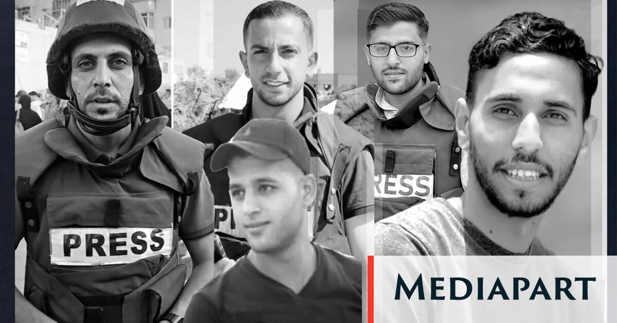 Israël assassine six journalistes palestiniens à Gaza, dont le célèbre reporter Anas al-Sharif - Mediapart