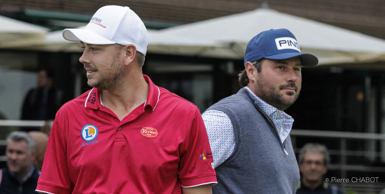 Le Cherbourgeois Augustin Holé joue aux côtés d'une légende du golf français
