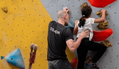 initiation ludique à l'escalade au Polygone