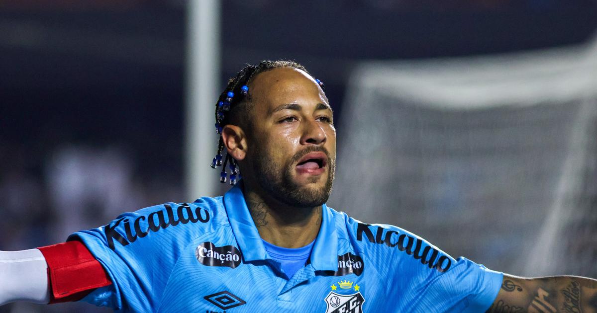 en vidéo, le doublé de Neymar avec Santos en championnat brésilien