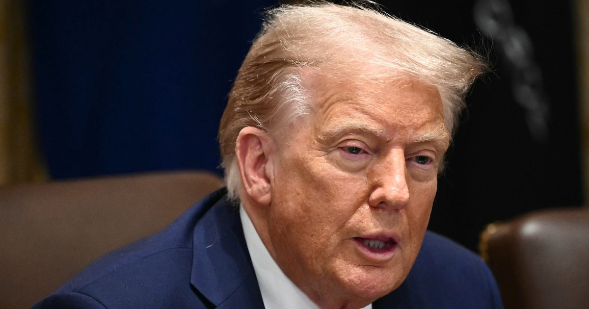 Le président américain Donald Trump à la Maison Blanche, le 26 août 2025 à Washington