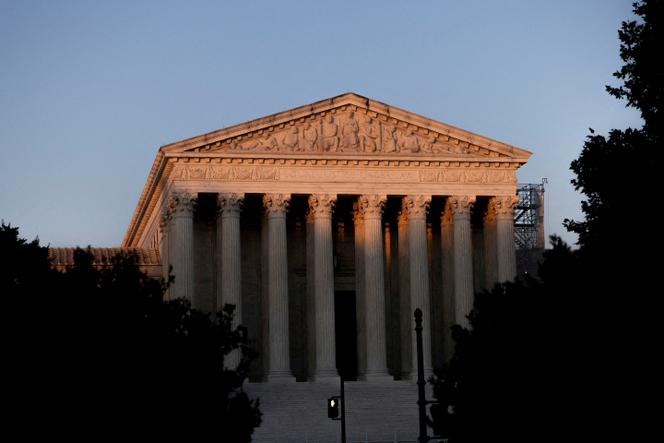 La Cour suprême des Etats-Unis, à Washington, en juillet 2024.