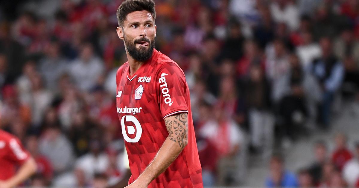 Giroud forfait pour Lorient-Lille à cause d’un pépin physique