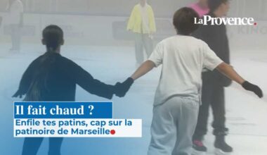 l'été, Marseillais et touristes se rafraîchissent à la patinoire