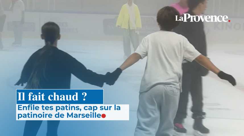 l'été, Marseillais et touristes se rafraîchissent à la patinoire