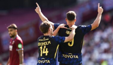 « Un réel bonheur de revenir » en Ligue 1 pour Olivier Giroud, buteur lors du match nul de Lille à Brest