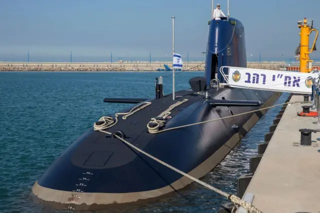 Sous-marin allemand en Israël