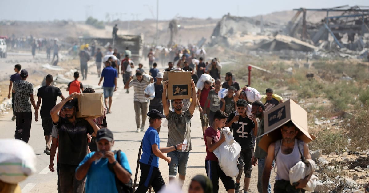 Benyamin Nétanyahou veut «vaincre totalement» le Hamas, l’ONU demande la fin de la fondation humanitaire pour Gaza, Israël autorise l’entrée de marchandises privées dans l’enclave… L’actu du conflit au Proche-Orient ce mardi 5 août – Libération