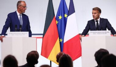 Défense antiaérienne pour l'Ukraine, dissuasion nucléaire, «dérive autocratique» de Poutine... Ce qu’il faut retenir des déclarations de Macron et Merz
