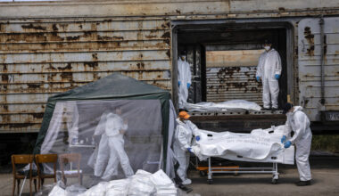 Guerre en Ukraine | Une gare convertie en laboratoire pour identifier 6000 corps
