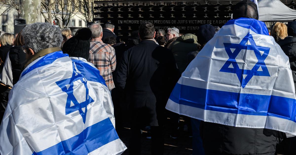 Un tag «Free Gaza» sur un mémorial de la Shoah à Lyon