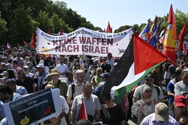 Manifestation pro-palestinienne en Allemagne