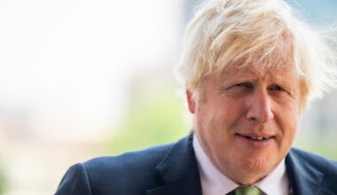 Boris Johnson, l'ancien Premier ministre britannique, au Texas le 23 mai 2023.