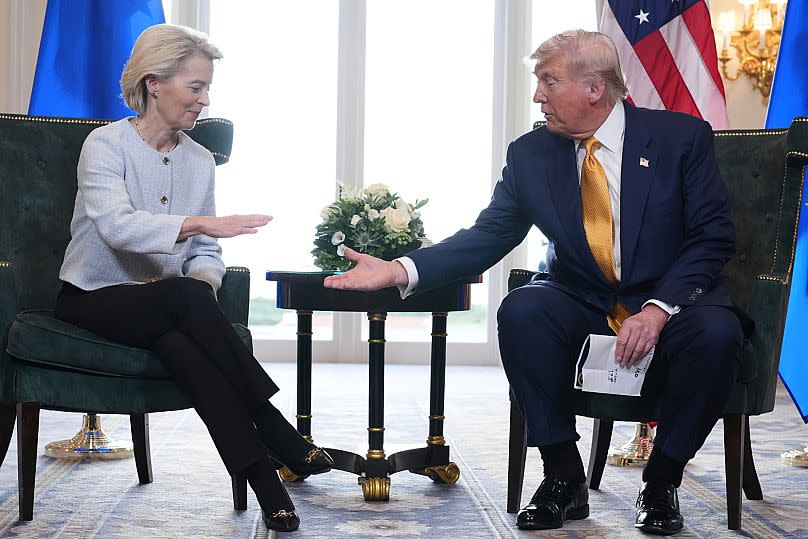 L'accord commercial conclu en juillet dernier sur le terrain de golf Trump de Turnberry, en Écosse, a été critiqué par Mario Draghi.