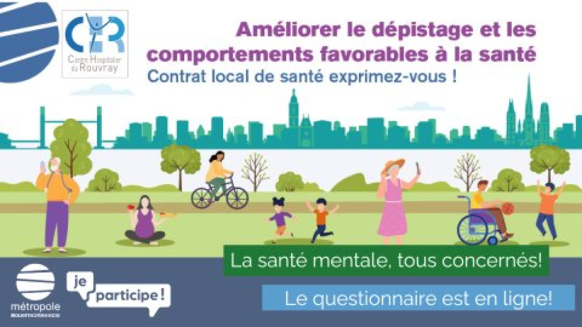 La Métropole Rouen Normandie et le CHR lance une consultation sur la santé mentale