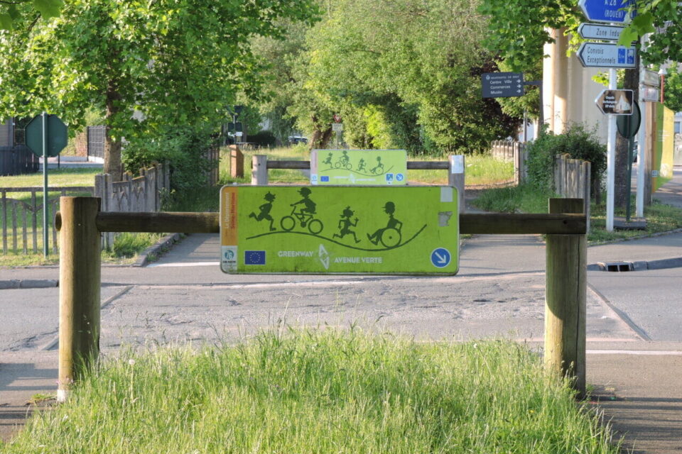 panneau avenue verte