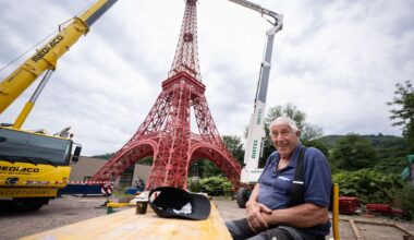 'C’est un chef-d’œuvre, non ?' : en Alsace, l’incroyable montage d’une fidèle réplique de la tour Eiffel