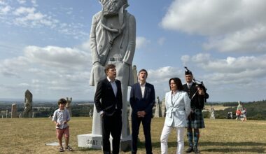 Côtes-d’Armor. Une nouvelle statue, celle du patron des pêcheurs, inaugurée à la Vallée des Saints
