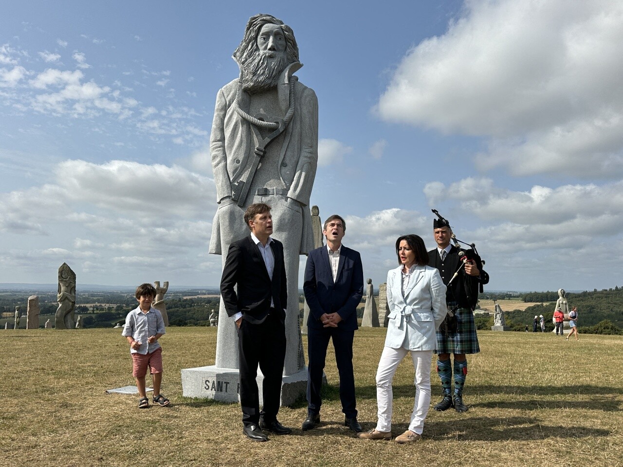 Côtes-d’Armor. Une nouvelle statue, celle du patron des pêcheurs, inaugurée à la Vallée des Saints