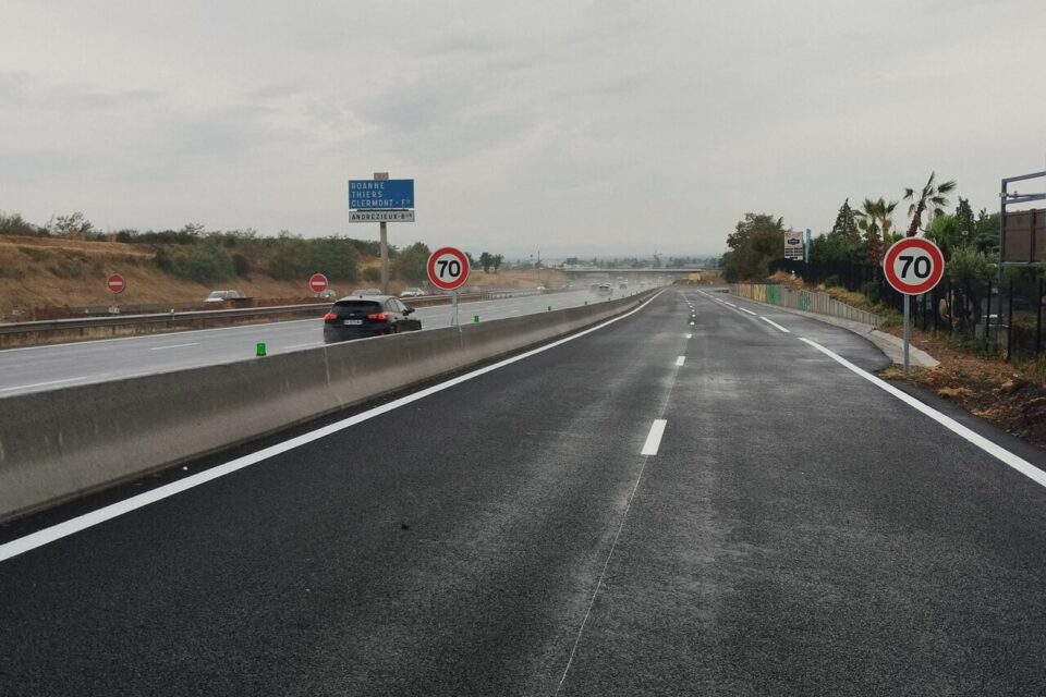 Les travaux touchent à leur fin sur l'autoroute A72.