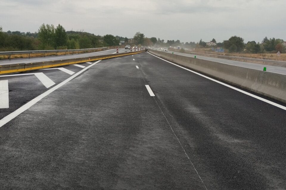 Les travaux touchent à leur fin sur l'autoroute A72.