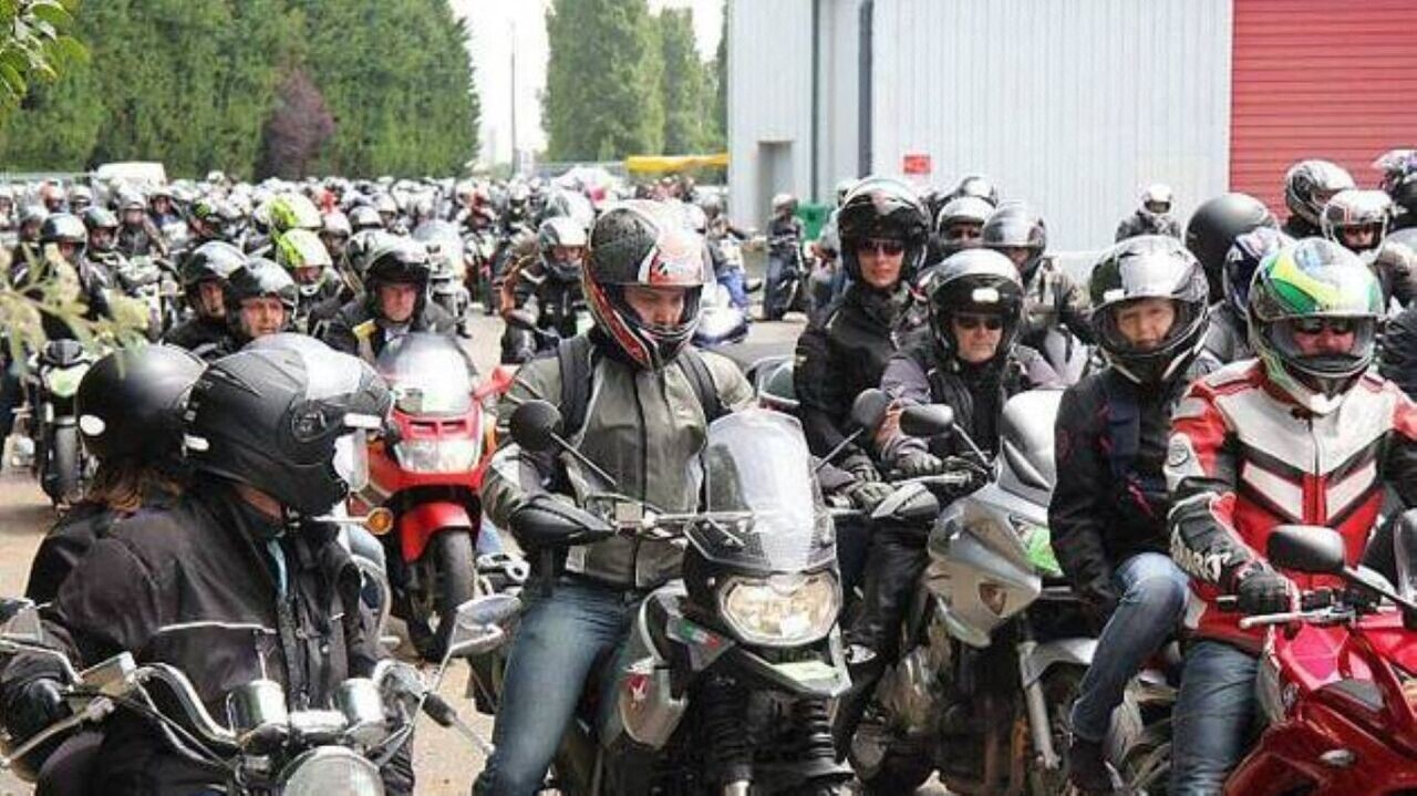 une balade à moto au profit des Restos du Cœur