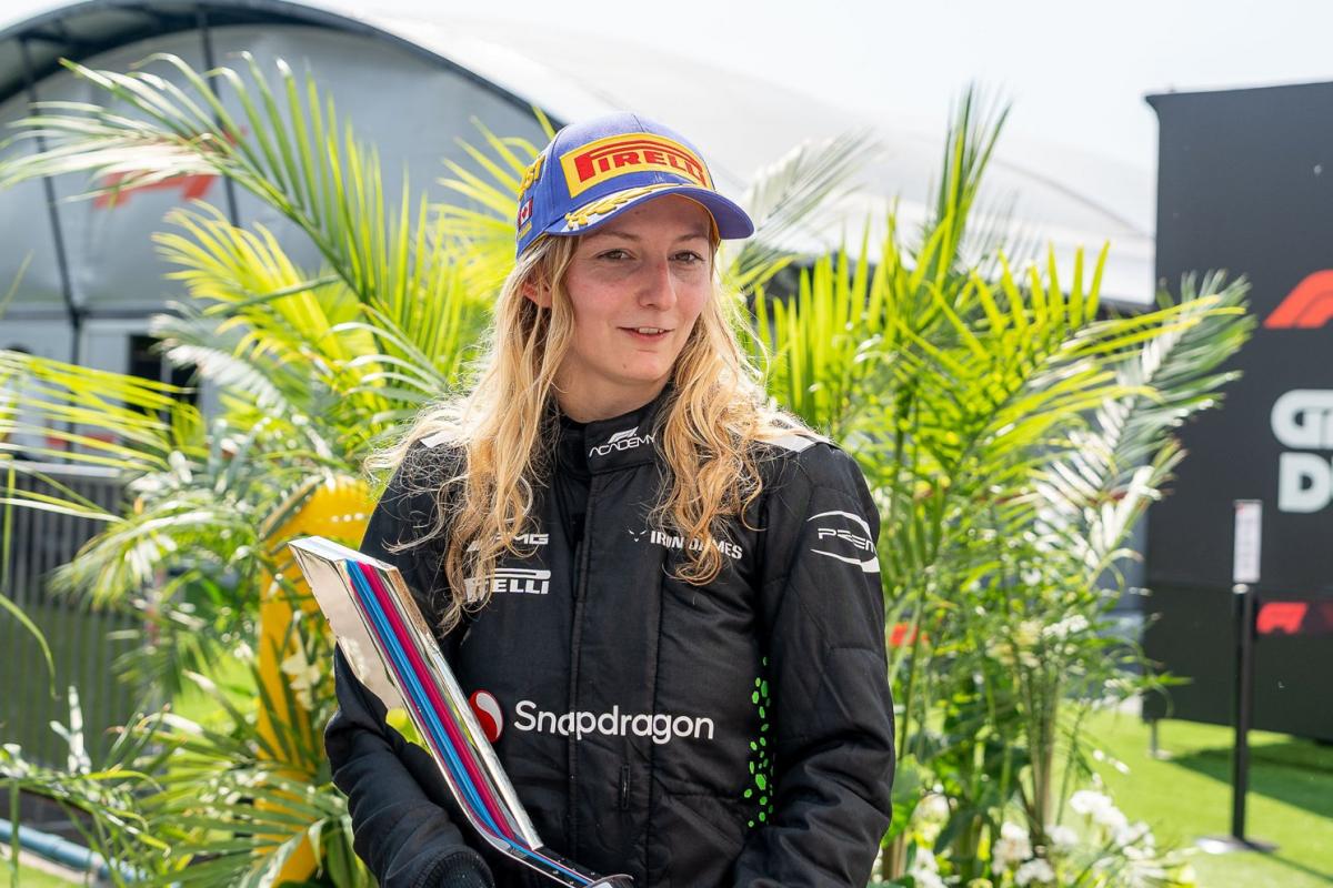 Sur le podium à Zandvoort, Doriane Pin continue de dominer la F1 Academy - L'Équipe
