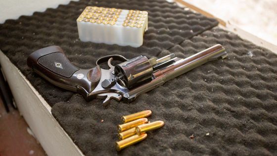 Un revolver de type .357 Magnum (illustration).
