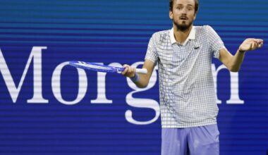 L'amende salée infligée à Daniil Medvedev après son comportement déplacé au premier tour de l'US Open contre Benjamin Bonzi - L'Équipe