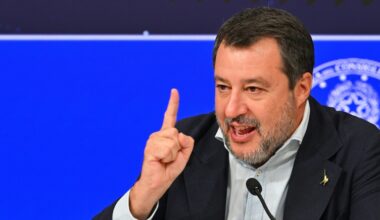 Le vice-Premier ministre Matteo Salvini à Rome le 6 août 2025 (Andreas SOLARO)