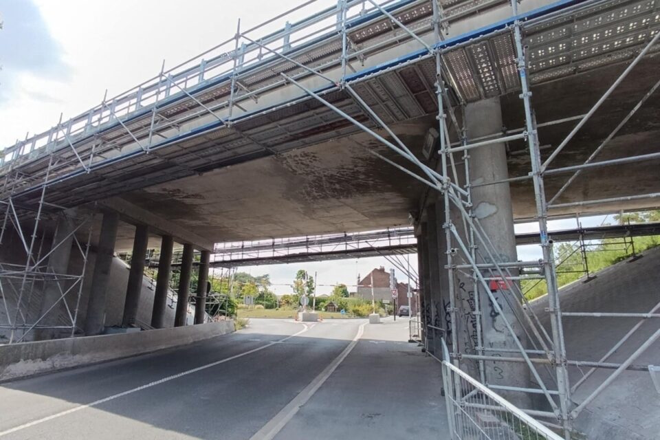 chantier A1 été 2025 enrobé