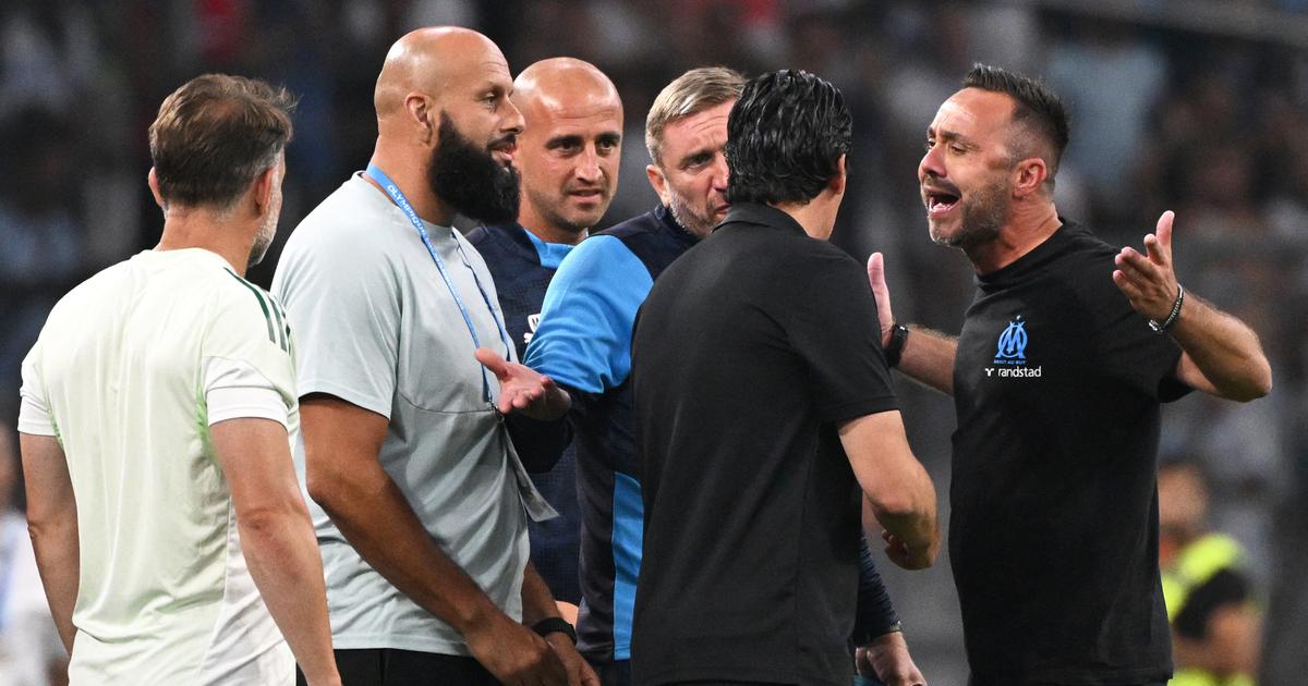 en vidéo, l’échange très tendu entre Roberto de Zerbi et Unai Emery au Vélodrome