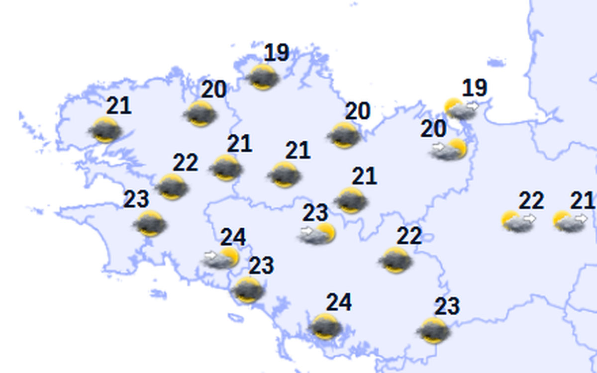 Météo en Bretagne : de la grisaille et quelques éclaircies ce vendredi