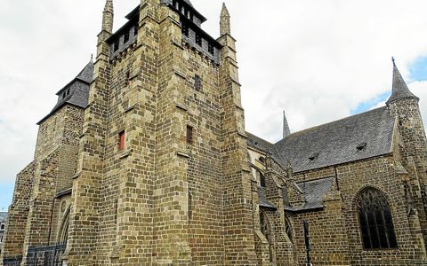 Construite sur un marécage et des piliers en bois, la cathédrale Saint-Étienne s’élance vers le ciel comme une forteresse.