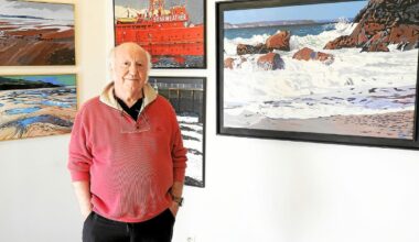 L’artiste Patrick Marziale expose sa passion pour la baie de Douarnenez à la galerie du quai de l’Yser à Tréboul