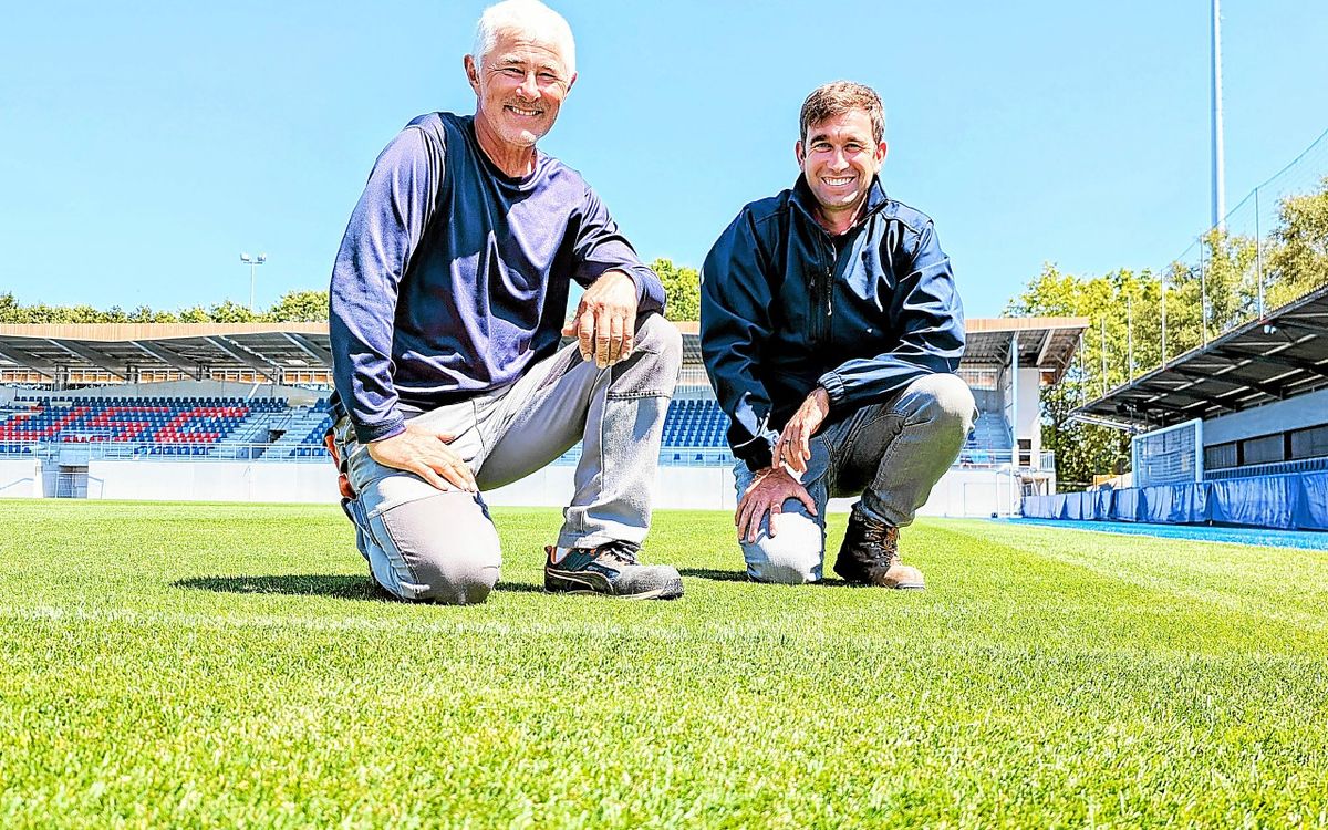 À Concarneau, la pelouse du stade Guy-Piriou au top du championnat National : « C’est la Formule 1 des terrains »