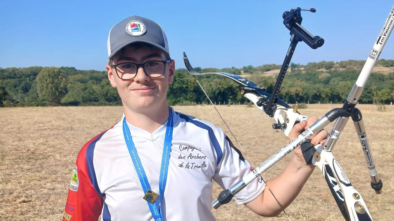 Alexandre Ringot champion de France de tir à l’arc en campagne