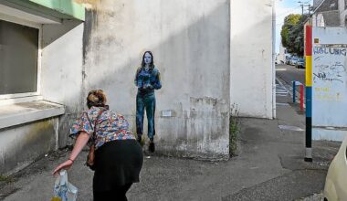À Vannes, le street-art de la Dame qui colle interroge sur la place des femmes dans l’espace public