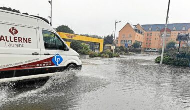 Dans le Centre Bretagne, les rues de Loudéac inondées après de fortes précipitations orageuses [Vidéo]