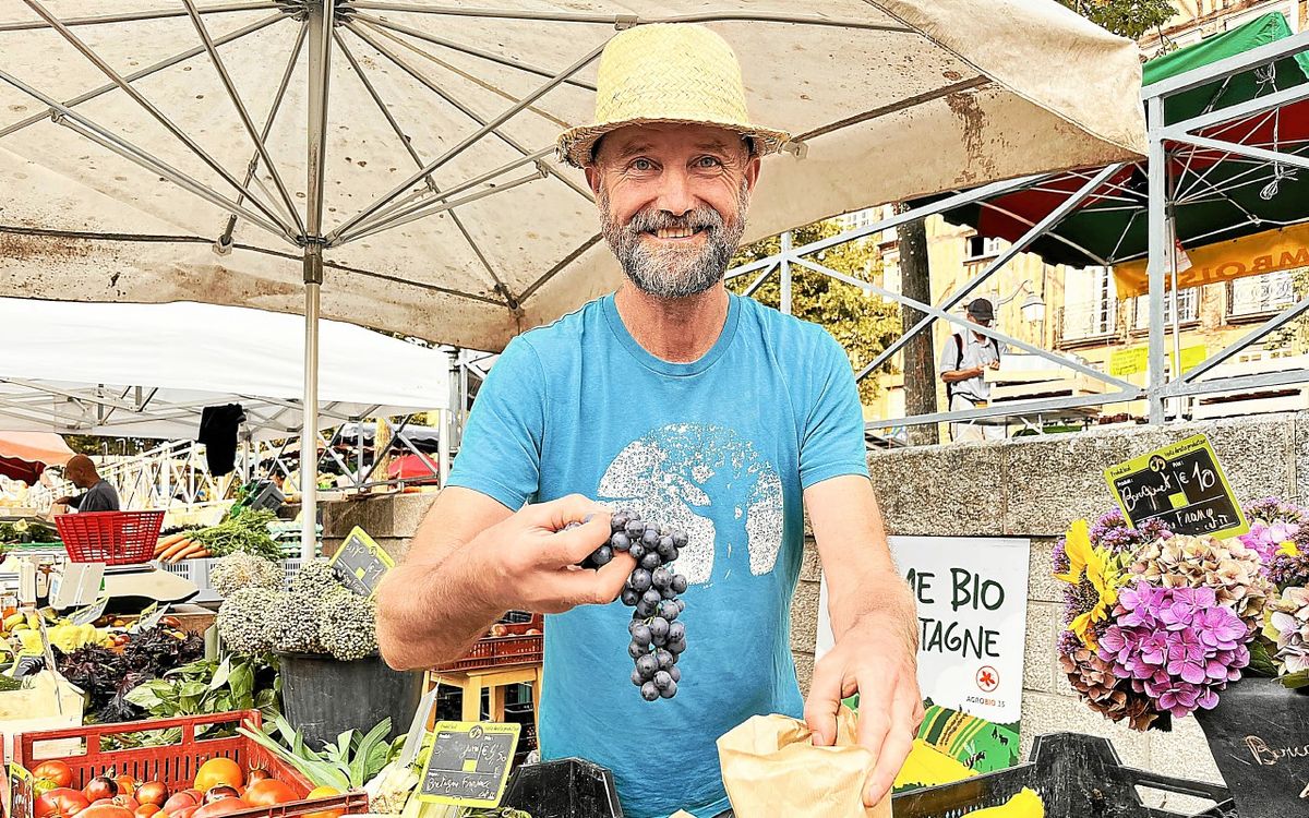 « C’est une énergie et une émulsion uniques » : avant de s’installer sur le marché des Lices à Rennes, Louis a eu mille vies