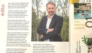 Renaissance accuse Bruno Bernard de faire campagne sur les deniers de la Métropole de Lyon avec son dernier magazine
