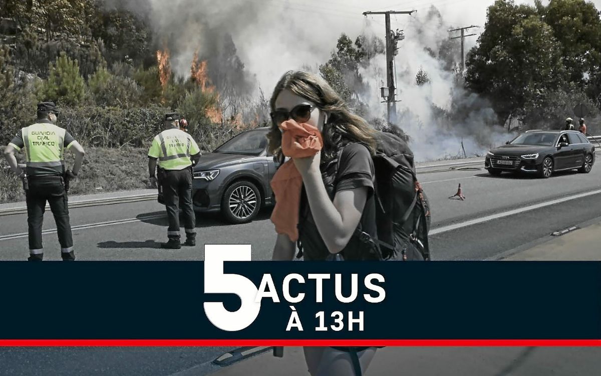 Incendies en Espagne, corps calciné en Ille-et-Vilaine, Lune noire : le point à la mi-journée