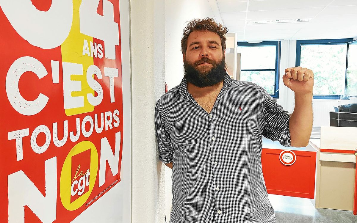 Trentenaire, docteur en économie… : qui est Mathieu Cocq, le nouveau leader de la CGT en Ille-et-Vilaine ?