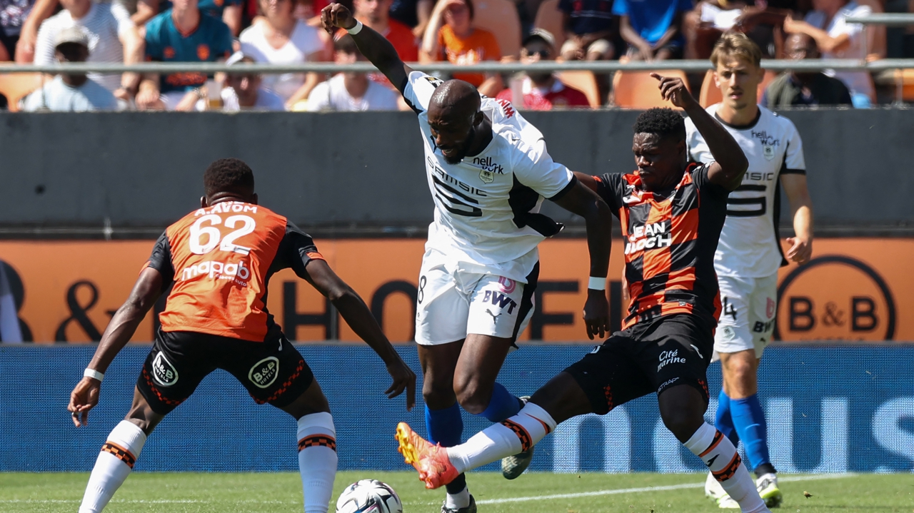 Rennes se saborde à Lorient avec deux cartons rouges en dix minutes