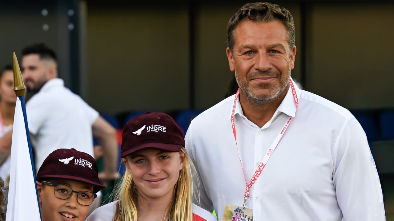 Thomas Lombard, directeur général du Stade français, qui jouait ce samedi à Châteauroux.