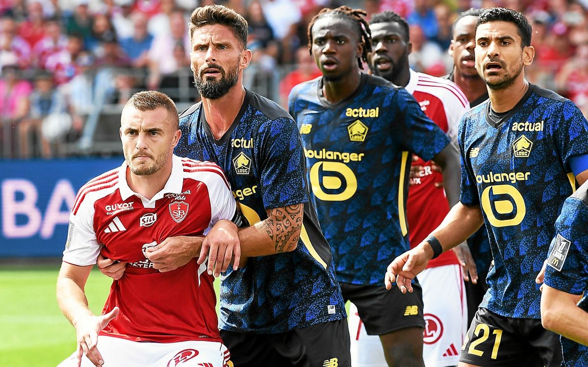 Giroud buteur, résultats et mercato : où en est Lille, le prochain adversaire de Lorient ?