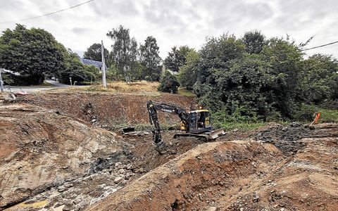 Le chantier du pont Anne de Bretagne, le 22 juillet dernier.